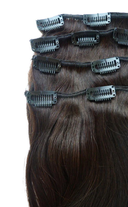 Custom Double Drawn Indian Clip-Ins — 28" - Image 6